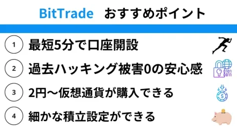 国内のおすすめ仮想通貨取引所：BitTrade