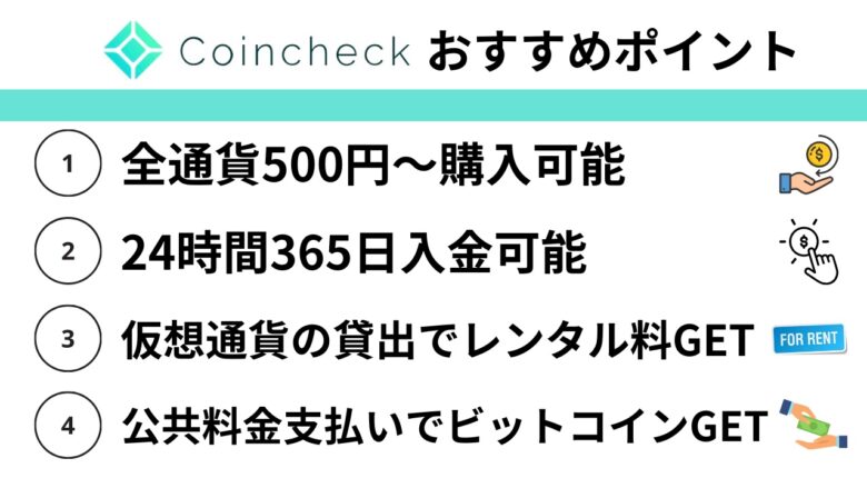 ビットコイン買い方おすすめ国内仮想通貨取引所：コインチェックのおすすめポイント