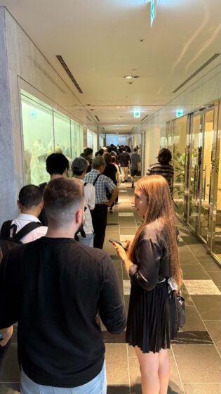 WebX入場前の様子